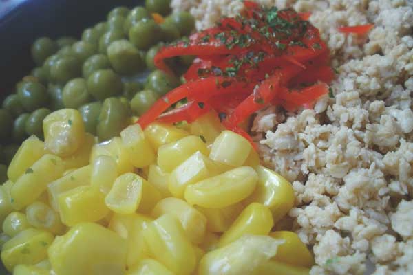 San Shoku Donburi, bol de riz aux trois garnitures