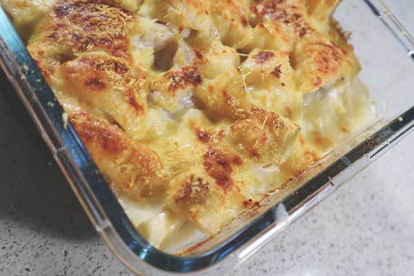 Recipe from our childhood: Cod and potatoes au gratin